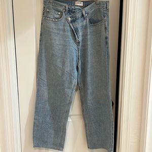 AGOLDE crossover jeans